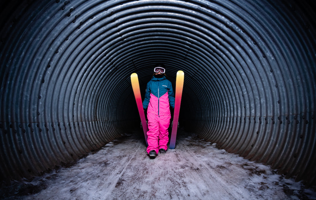 Pink Snowsuits